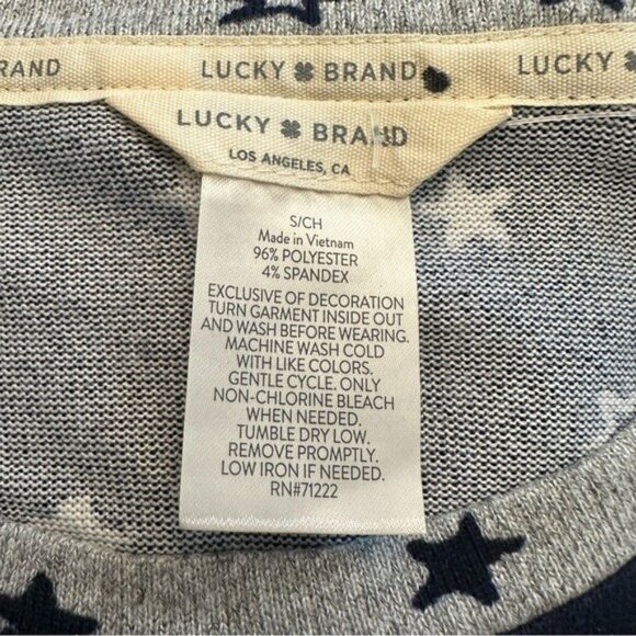 Lucky Brand 4pc PJ Set Starry Sky Print Super Soft Women’s Size Small NWT - Picture 10 of 15